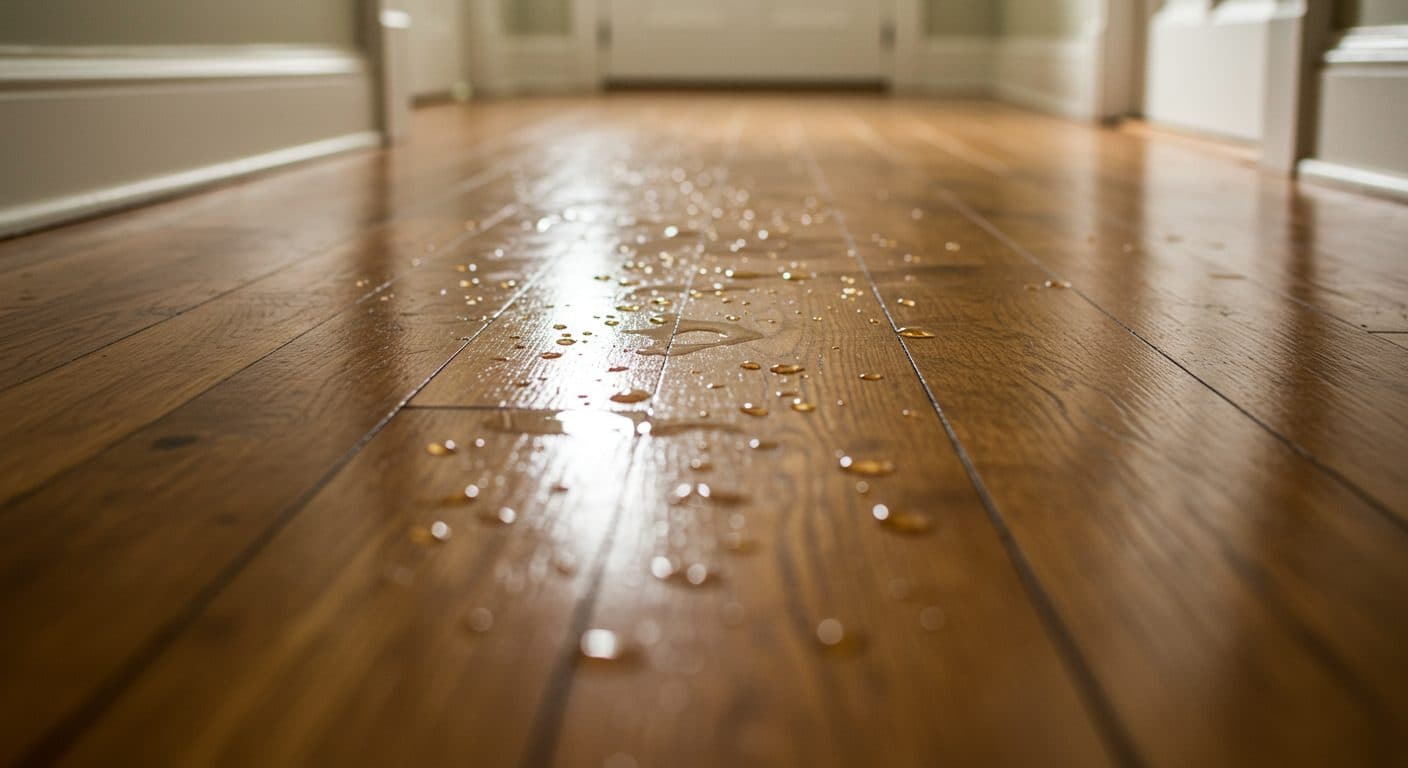 Lake-corridor cottage interior with elevated humidity moisture damage in Putnam County NY
