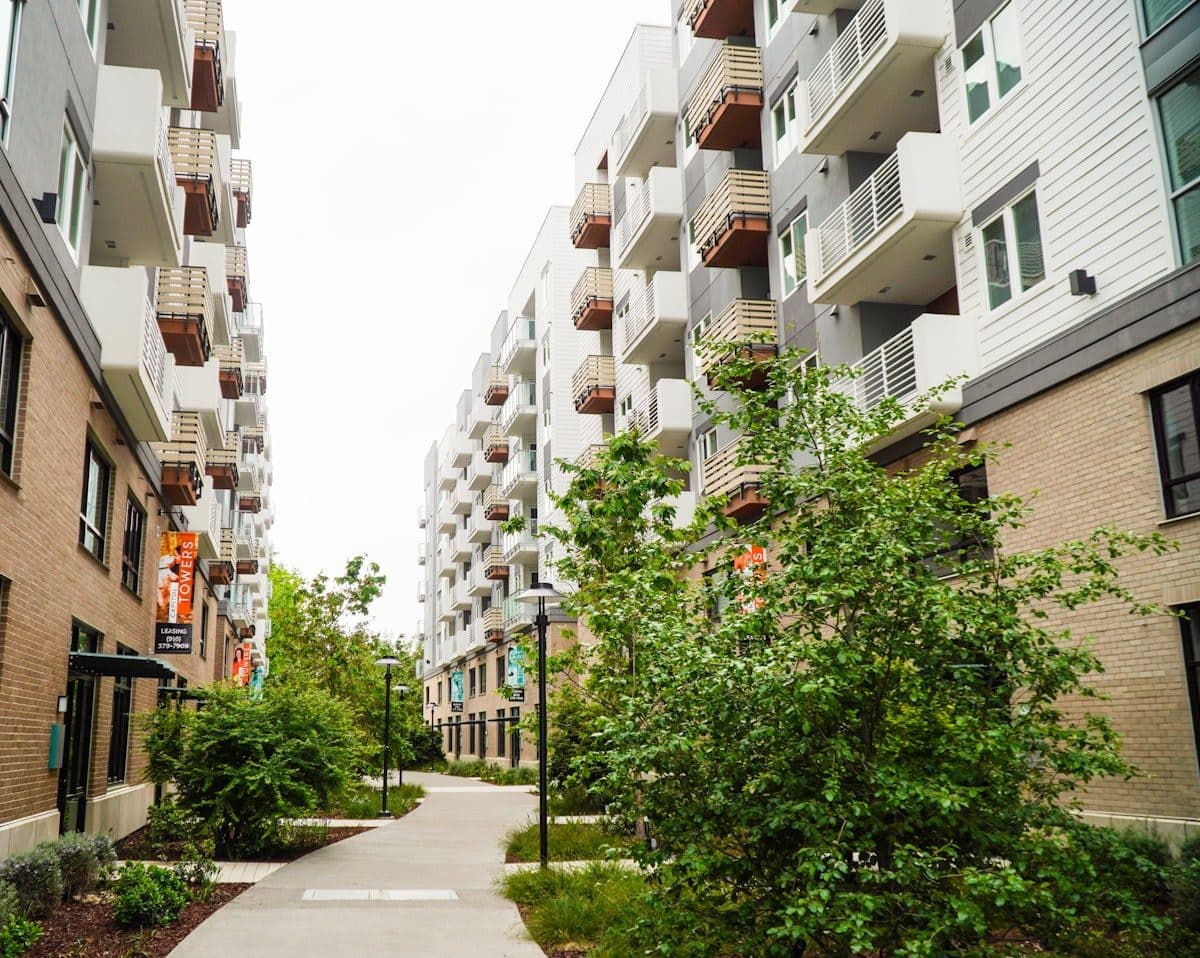 Modern multifamily apartment community, the kind of property Green Restoration serves for managers across Connecticut, New York, and Massachusetts